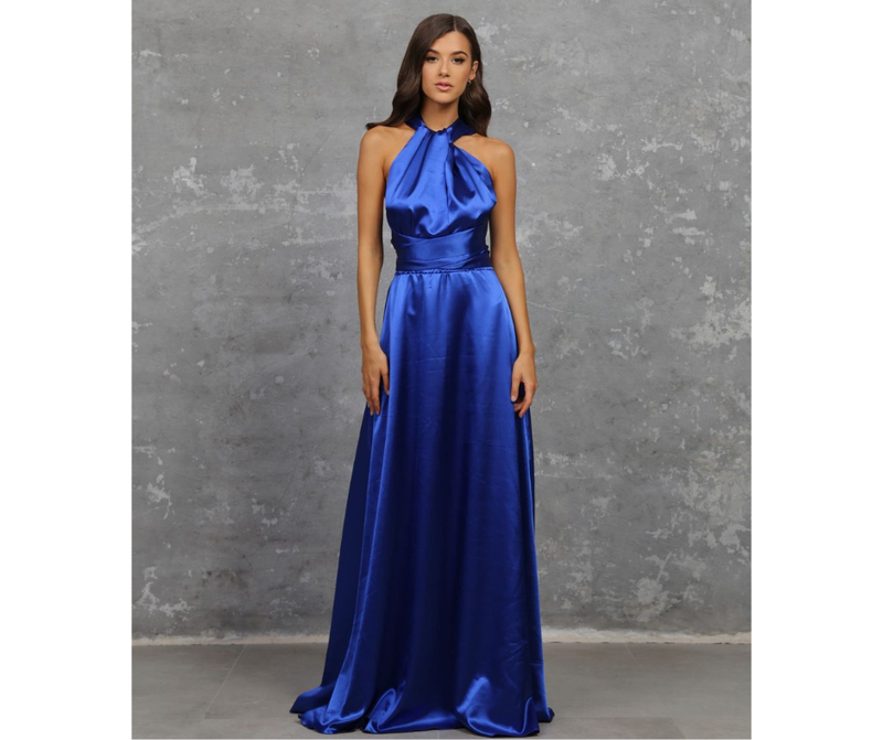 Rochie domnisoara de onoare lunga rosie